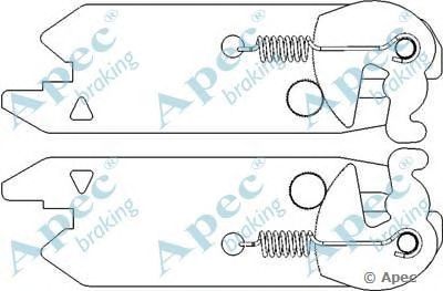 APEC BRAKING adb3008 -  